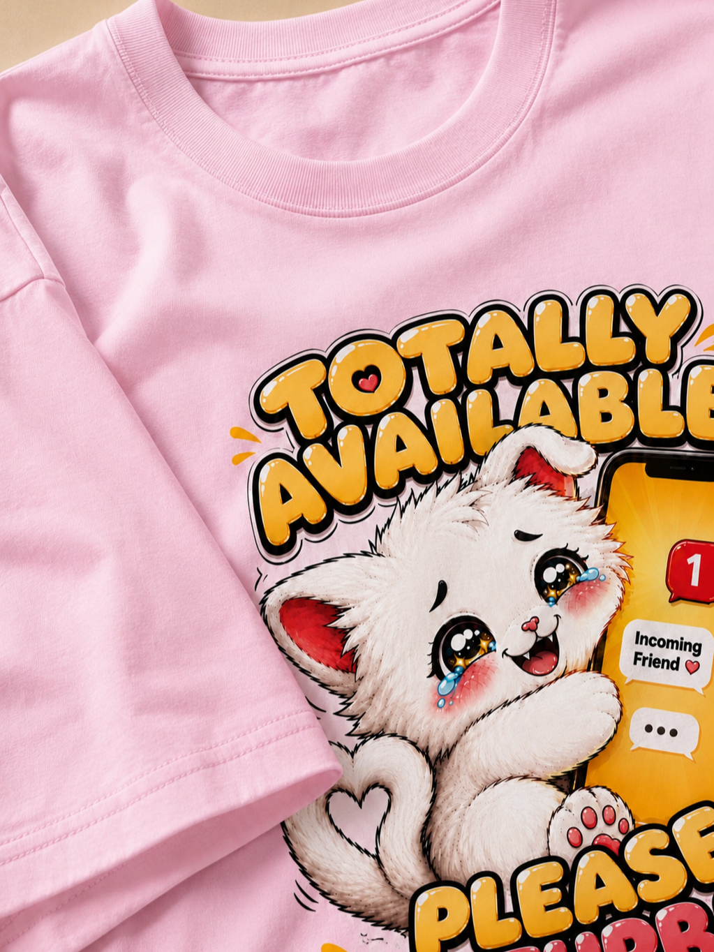 Totally Available - Please Disturb Me Unisex Oversized T-shirt