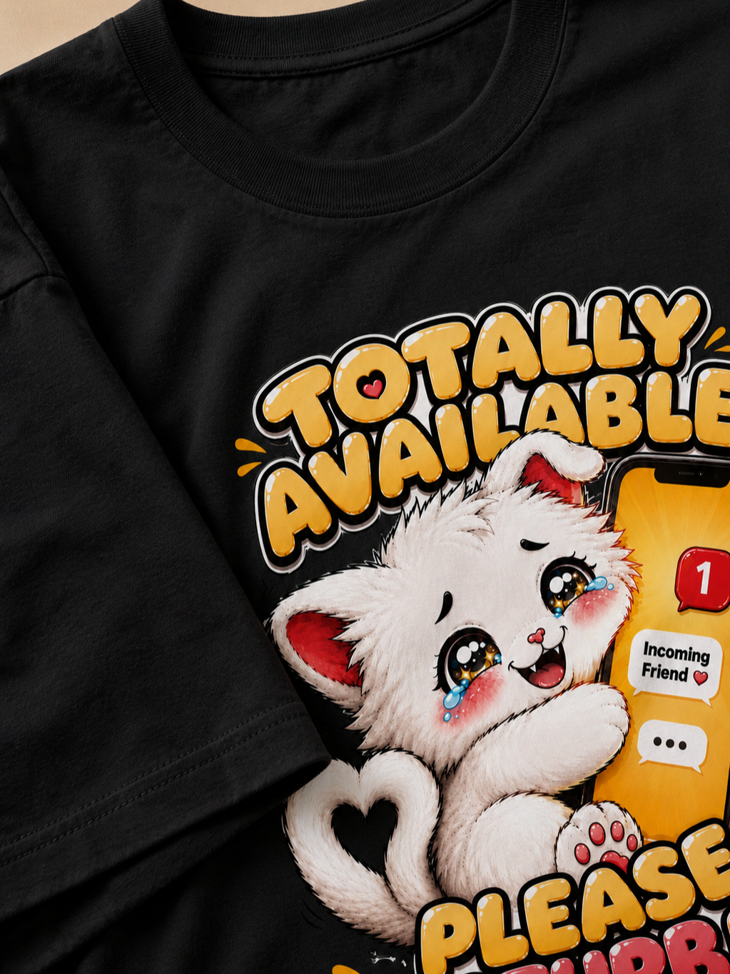 Totally Available - Please Disturb Me Unisex Oversized T-shirt