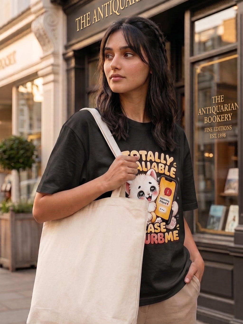 Totally Available - Please Disturb Me Unisex Oversized T-shirt